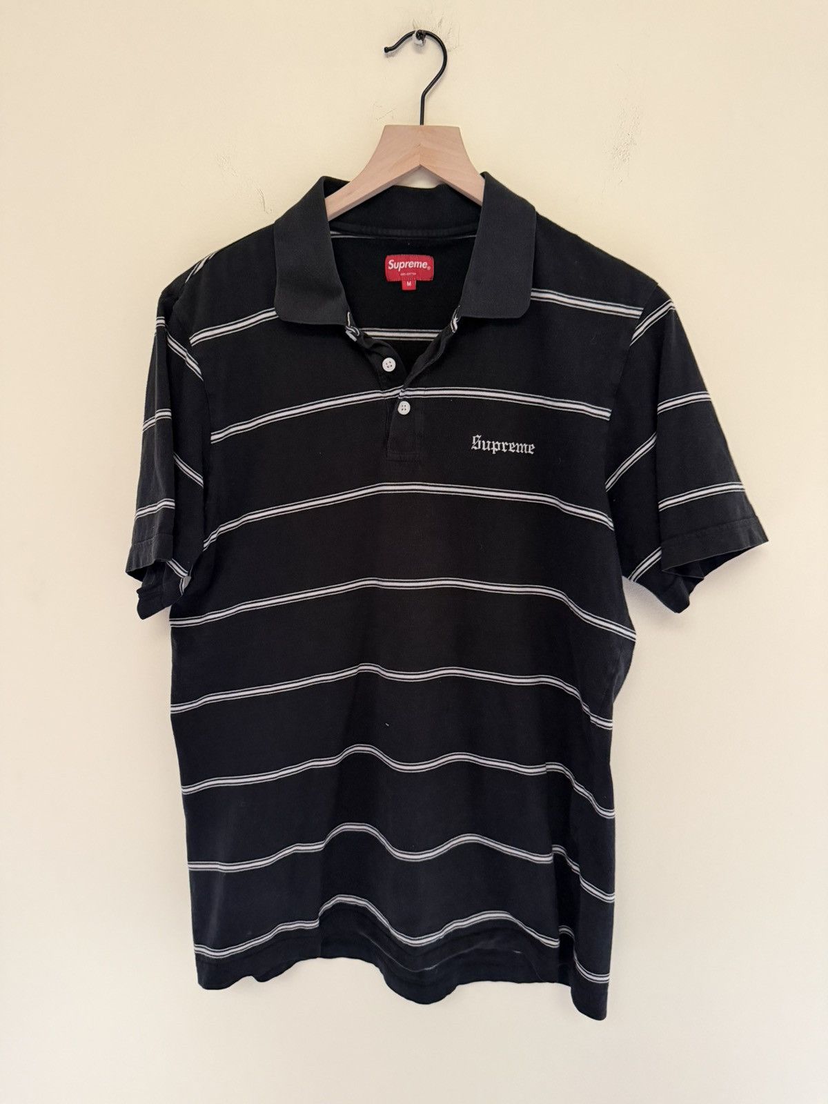 Supreme Cursive Polo | Grailed