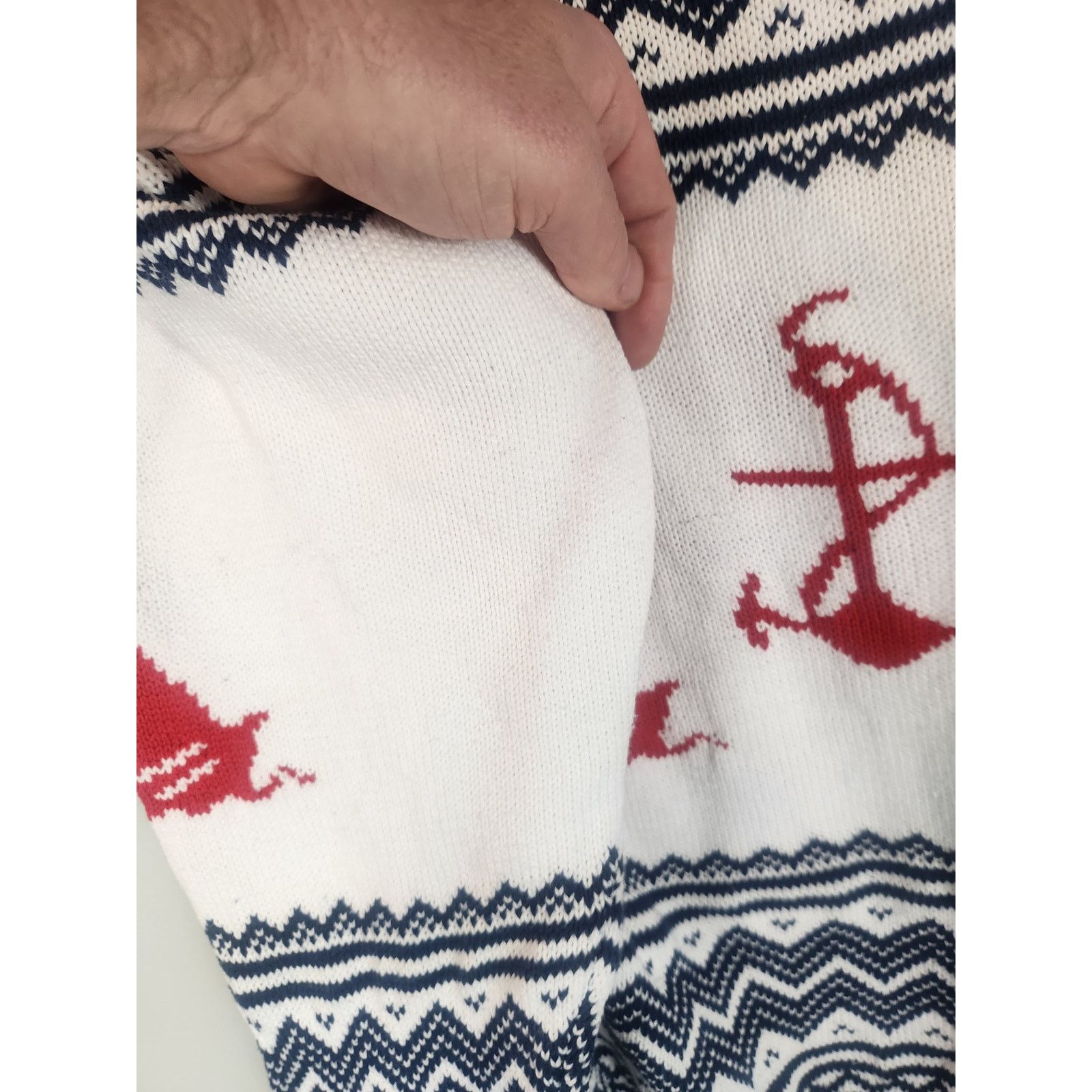 Other Vintage 90s Nautical Sweater men's large Size US L / EU 52-54 / 3 - 7 Thumbnail
