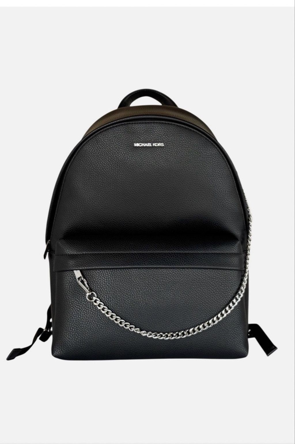 Michael Kors Michael Kors Slater Large Chain Leather Backpack Size ONE SIZE - 1 Thumbnail