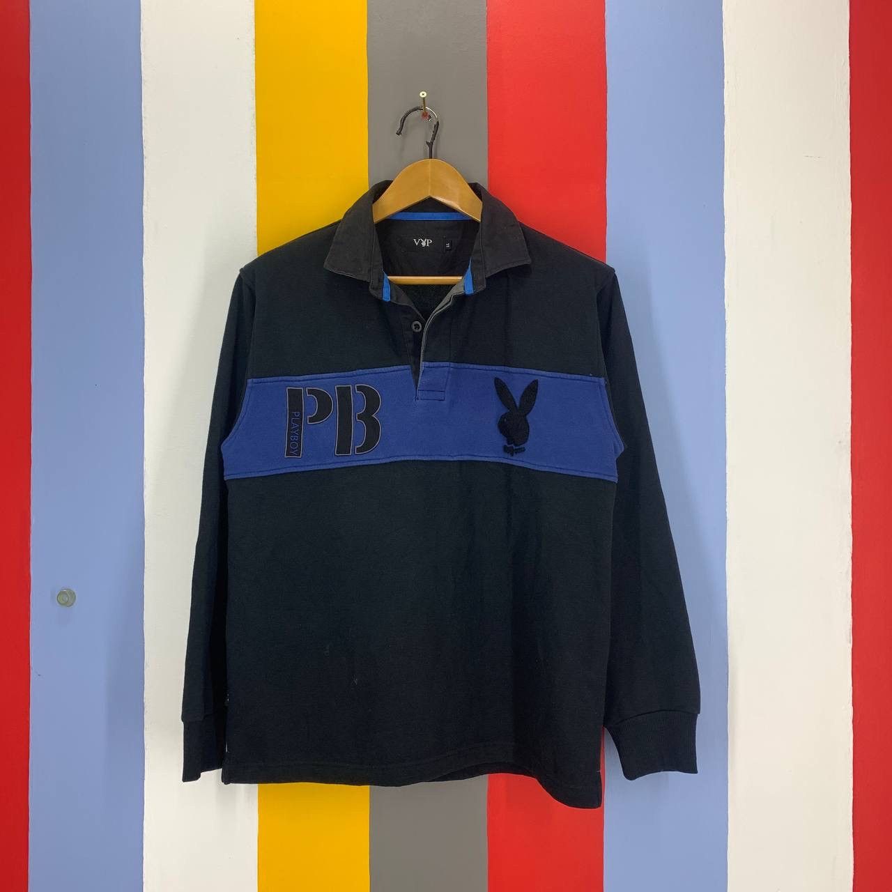Playboy PLAYBOY Polo Sweatshirt #2549/R Size US M / EU 48-50 / 2 - 1 Thumbnail