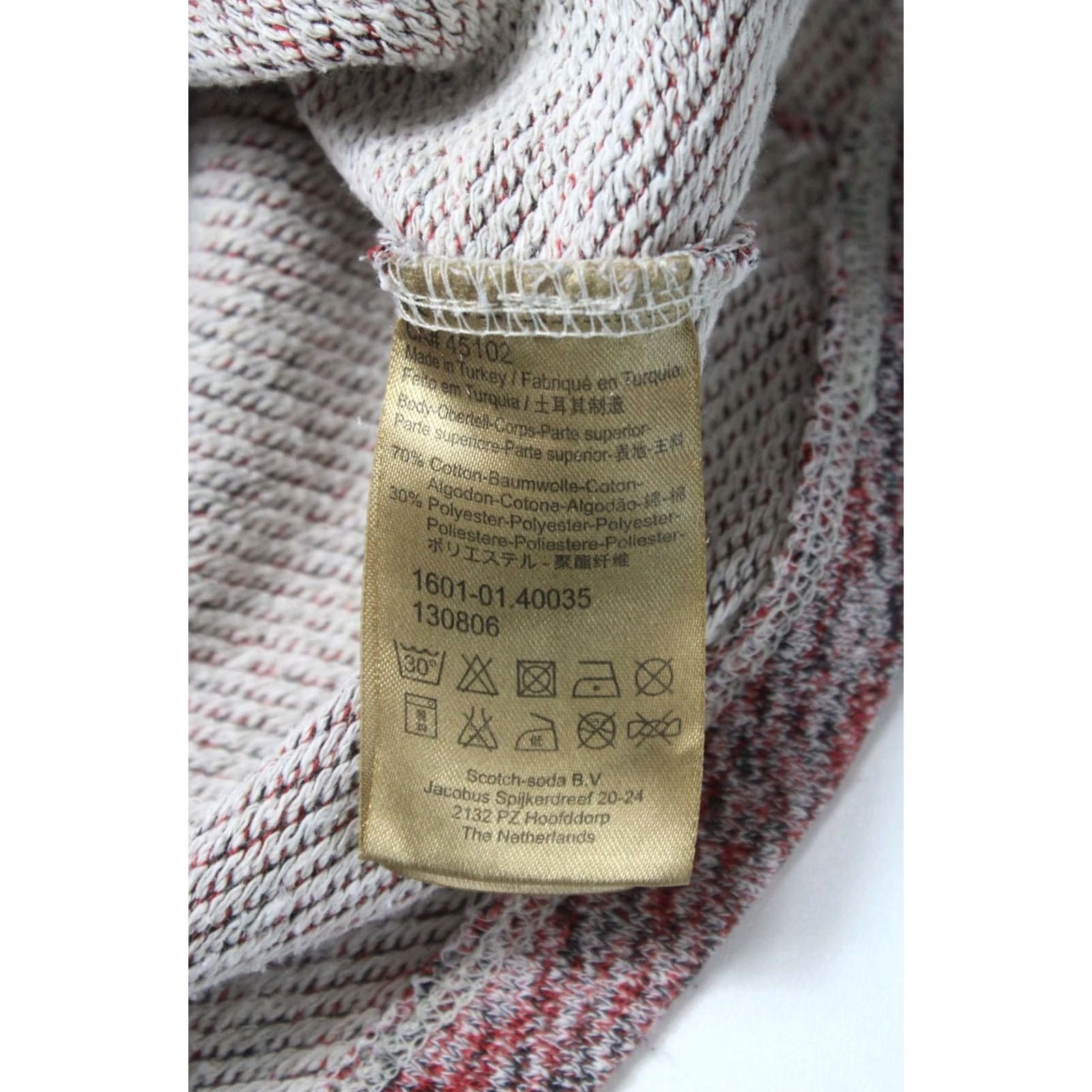 Scotch & Soda SCOTCH & SODA Sweatshirt Men SMALL Pullover Crew Melange Size US S / EU 44-46 / 1 - 7 Thumbnail
