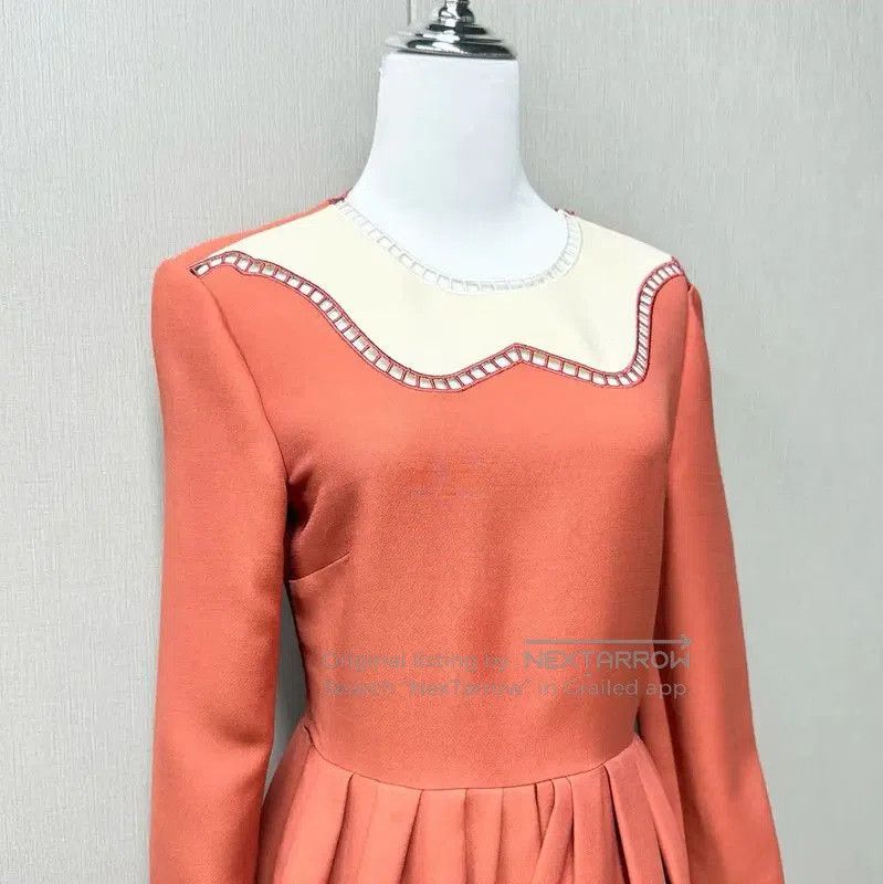 Fendi Fendi Women's Long Sleeve Color Block Dress . Size S / US 4 / IT 40 - 4 Thumbnail