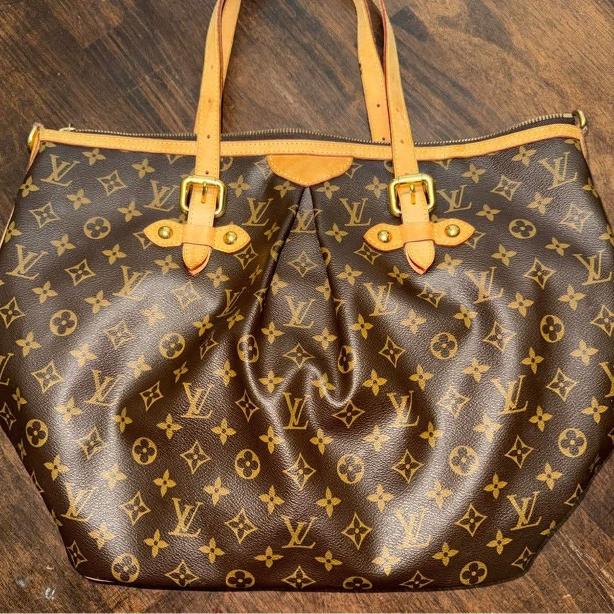 Louis Vuitton Louis Vuitton Palermo Tote Bag Size ONE SIZE - 8 Thumbnail