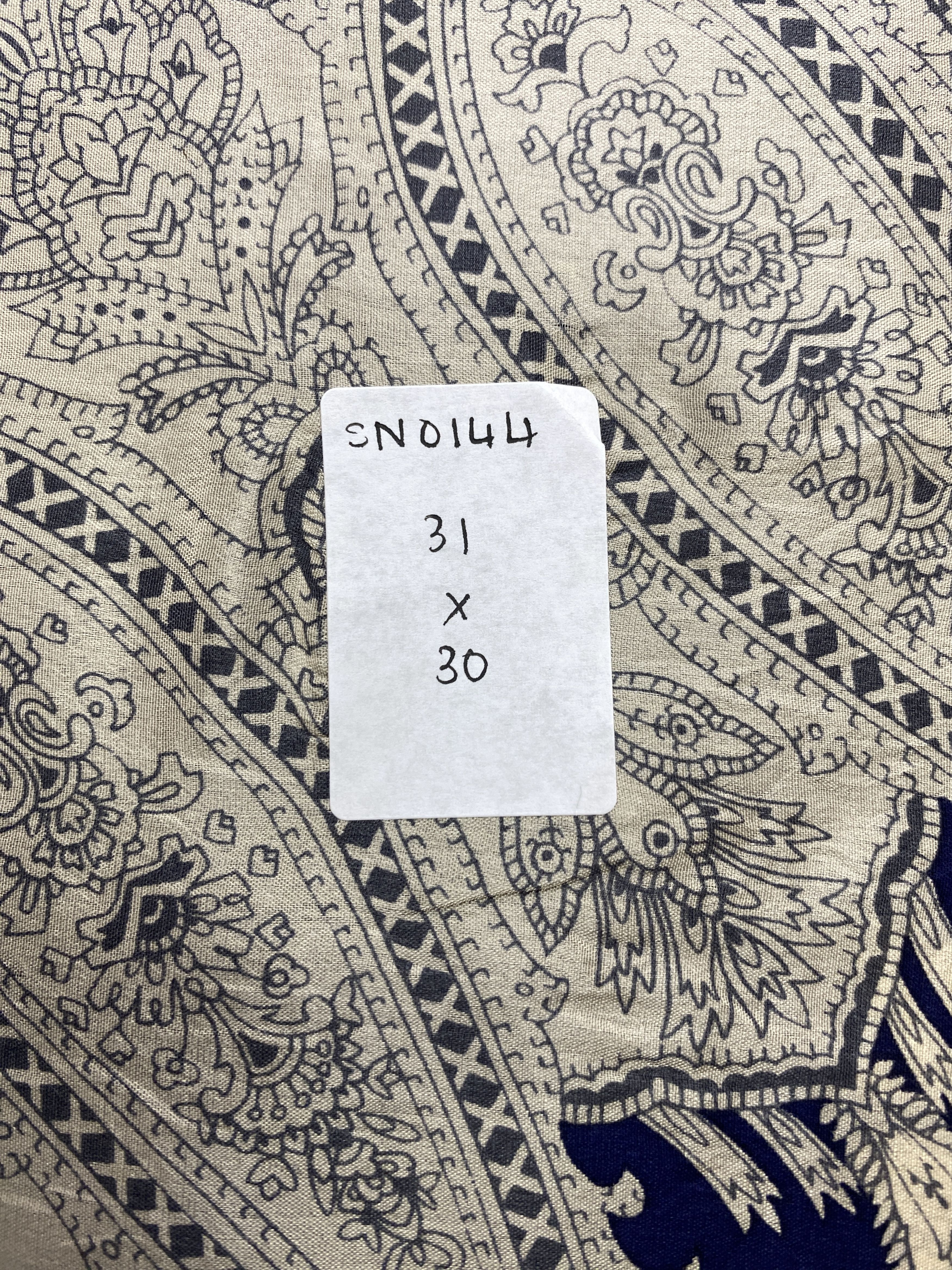Japanese Brand Vintage Japanese Brand Paisley Silk Scarf SN0144 Size ONE SIZE - 6 Thumbnail