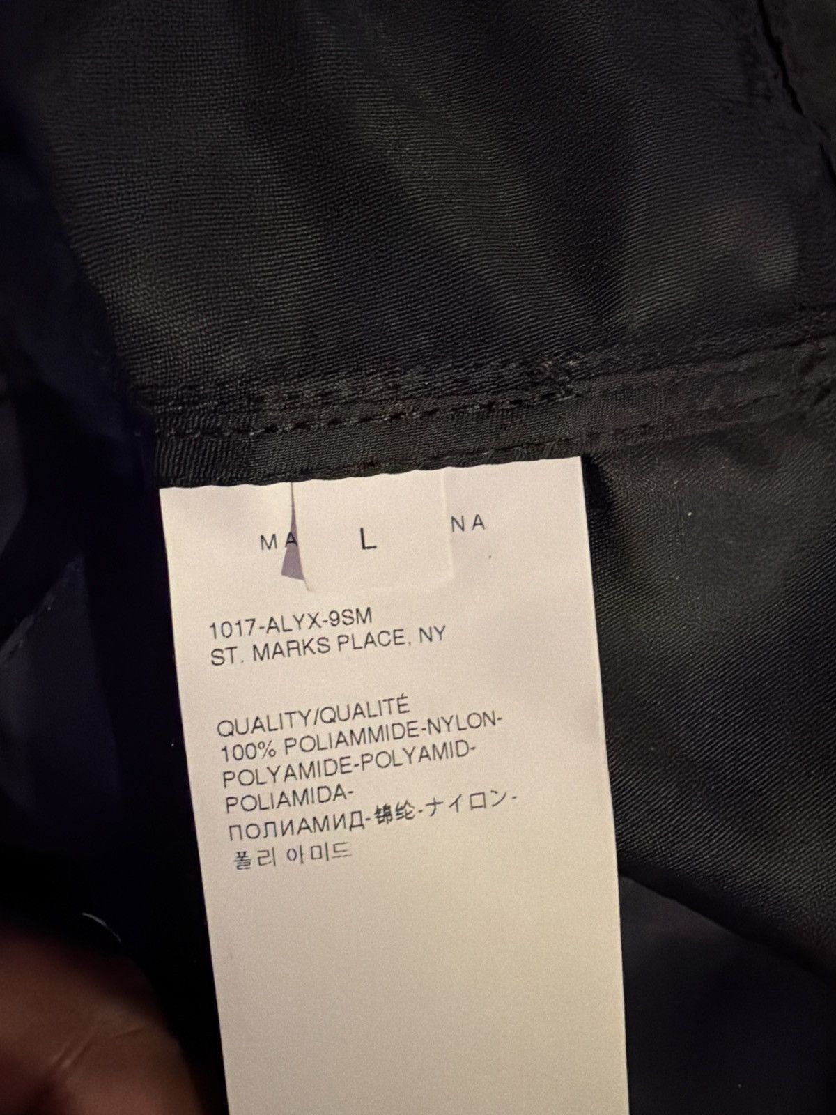 Alyx 1017 ALYX 9SM Nylon Technical Jacket – Black – Size L Size US L / EU 52-54 / 3 - 4 Thumbnail