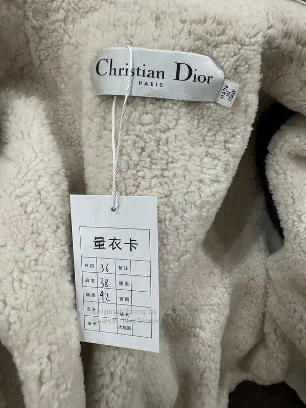 Dior Dior Brown Lambskin Women's Jacket . Size S / US 4 / IT 40 - 6 Thumbnail