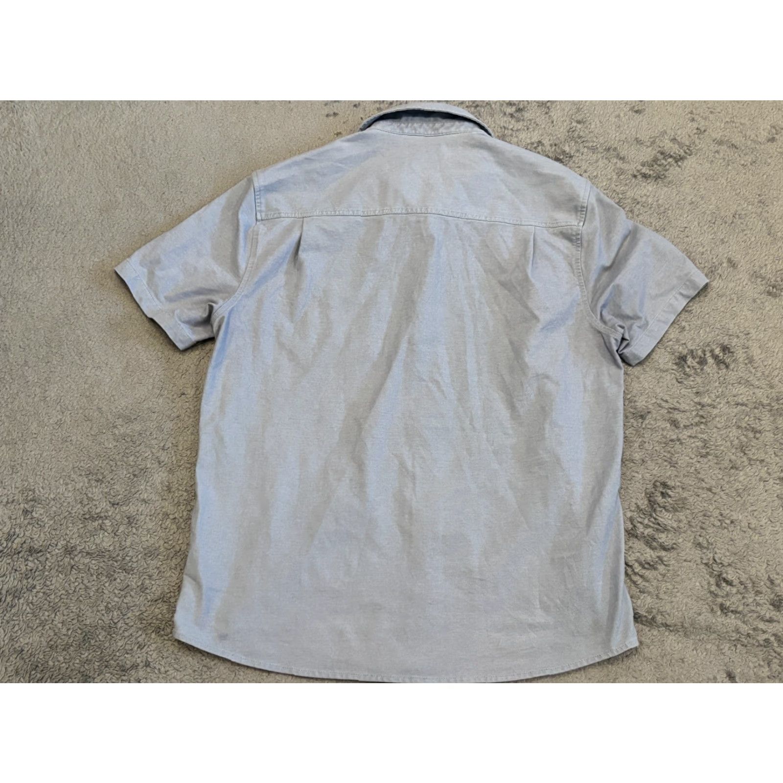 Vintage VRST Shirt Mens Medium Blue Short Sleeve Button Casual Stretch Comfort Shirt Size US M / EU 48-50 / 2 - 5 Thumbnail