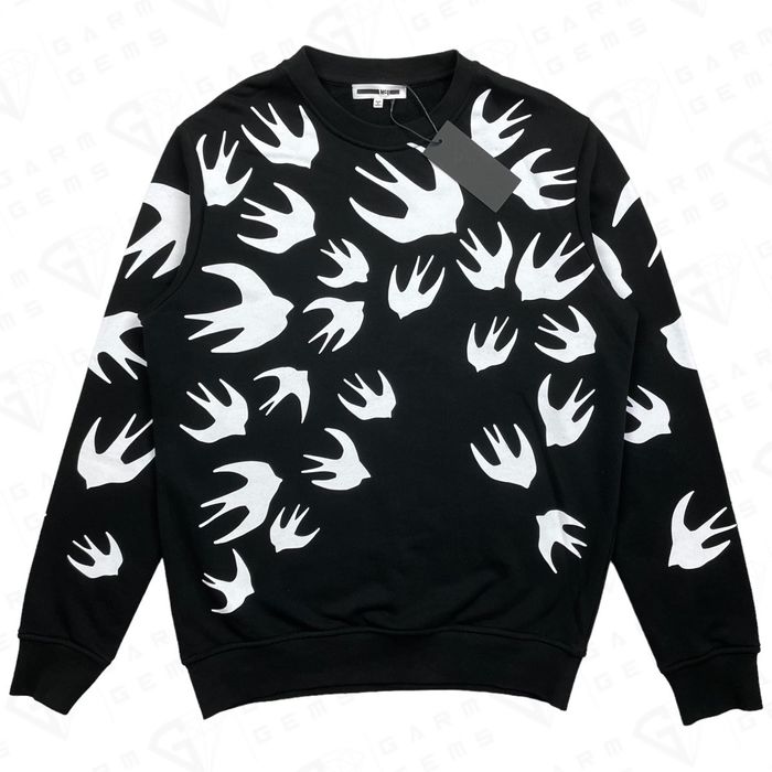 Alexander mcqueen 2025 swallow sweatshirt