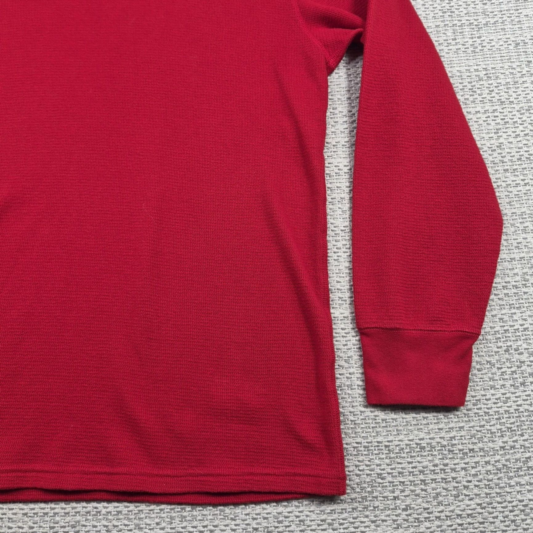 Polo Ralph Lauren Polo Ralph Lauren Pajama Top Mens XL Red Waffle Knit Long Sleeve Pajama Top Size US XL / EU 56 / 4 - 2 Thumbnail