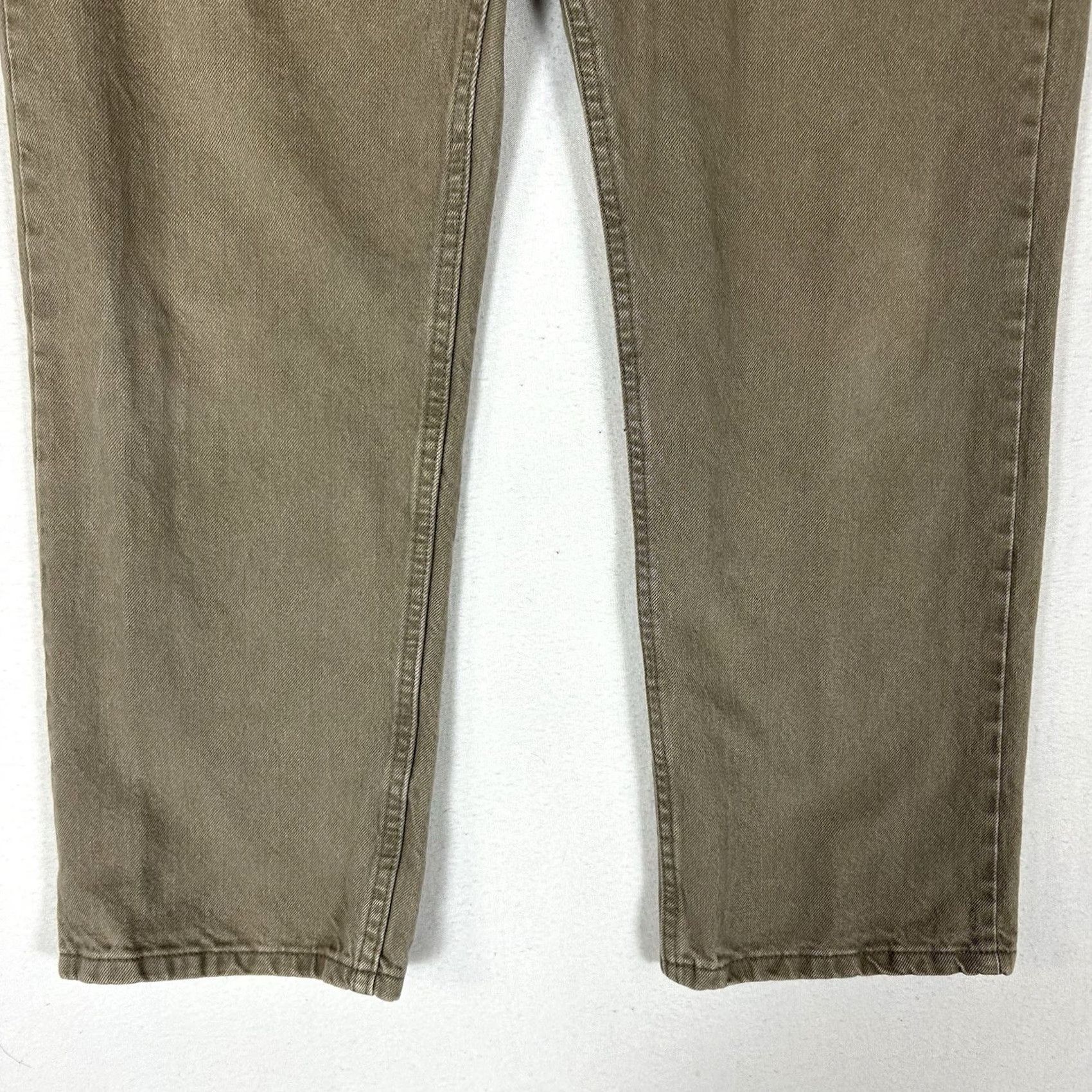 Lee Lee Chino Pants Regular Fit Straight Leg 38x29 Beige 100% Cotton Men Size US 38 / EU 54 - 3 Thumbnail