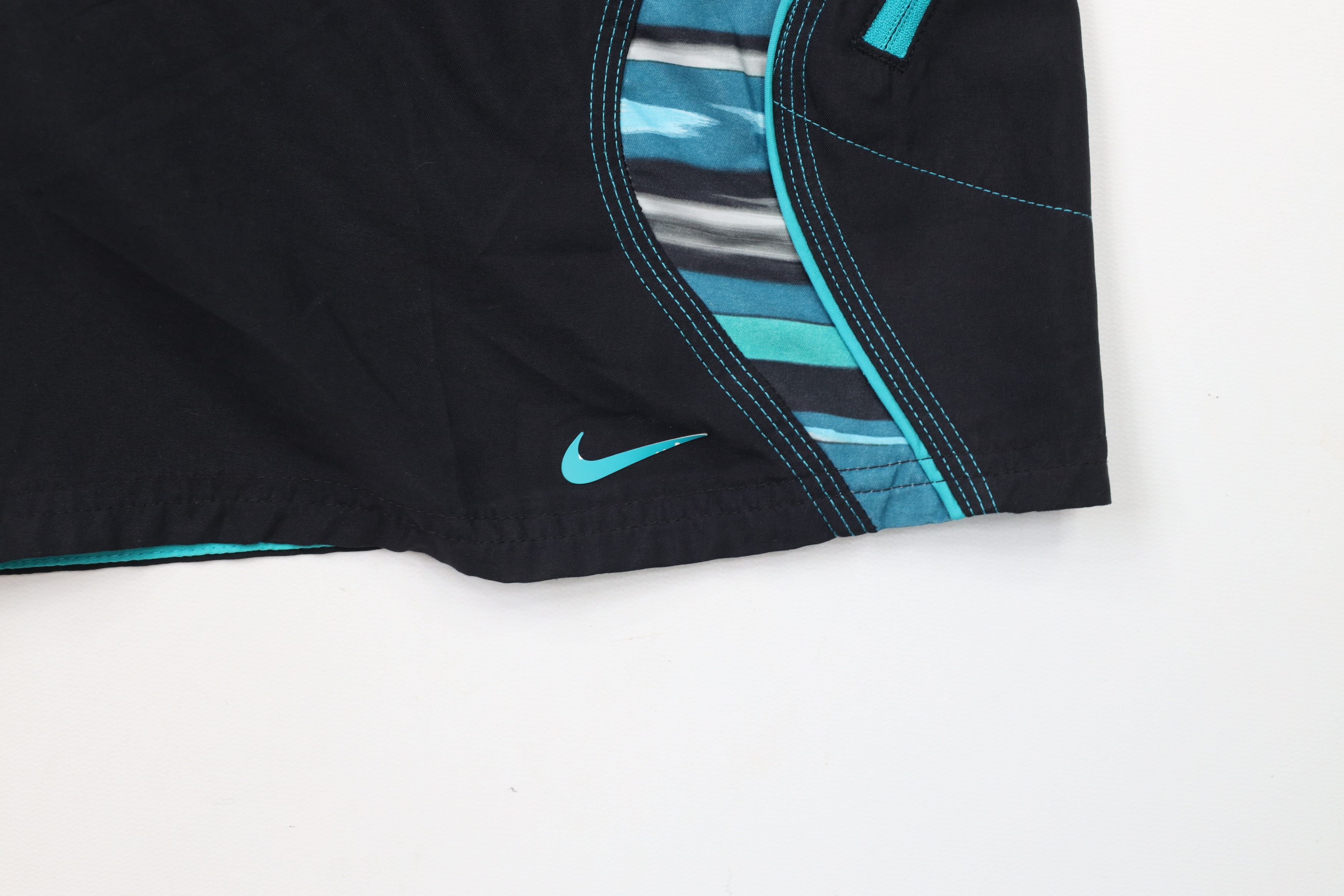 Nike × Vintage Vintage Nike Mini Swoosh Lined Above Knee Shorts Trunks Size US 34 / EU 50 - 5 Thumbnail