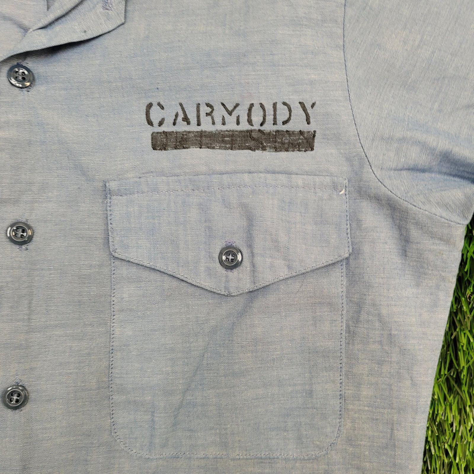 Vintage VTG 80s Seafarer Chambray Button Shirt XS/S 18x27 USA Made Size US S / EU 44-46 / 1 - 8 Thumbnail