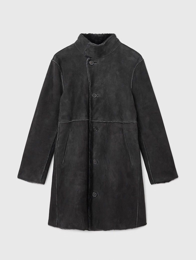 John Varvatos Ellwood Shearling Coat EU 54 USA 44 Size US L / EU 52-54 / 3 - 3 Thumbnail
