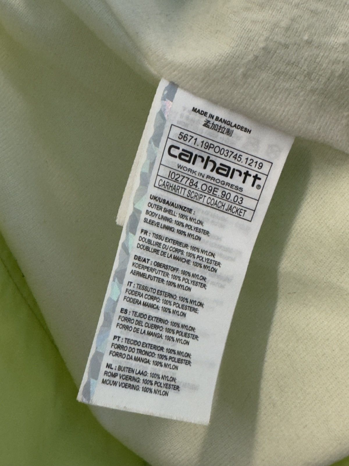 Carhartt Carhartt Green Jacket Size US M / EU 48-50 / 2 - 5 Thumbnail