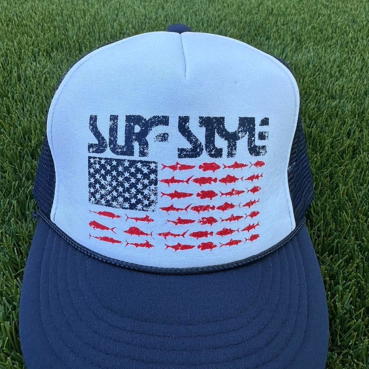 Vintage Vintage Surf Style Trucker SnapBack Hat Size ONE SIZE - 2 Thumbnail