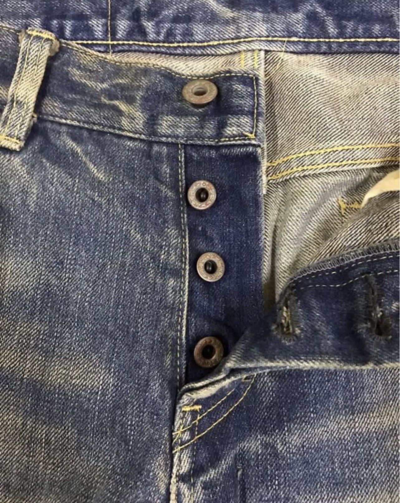 Vintage BEST OFFER🔥🔥Vtg 90's Akatsuki Redline Selvedge Jeans Size US 33 - 4 Thumbnail