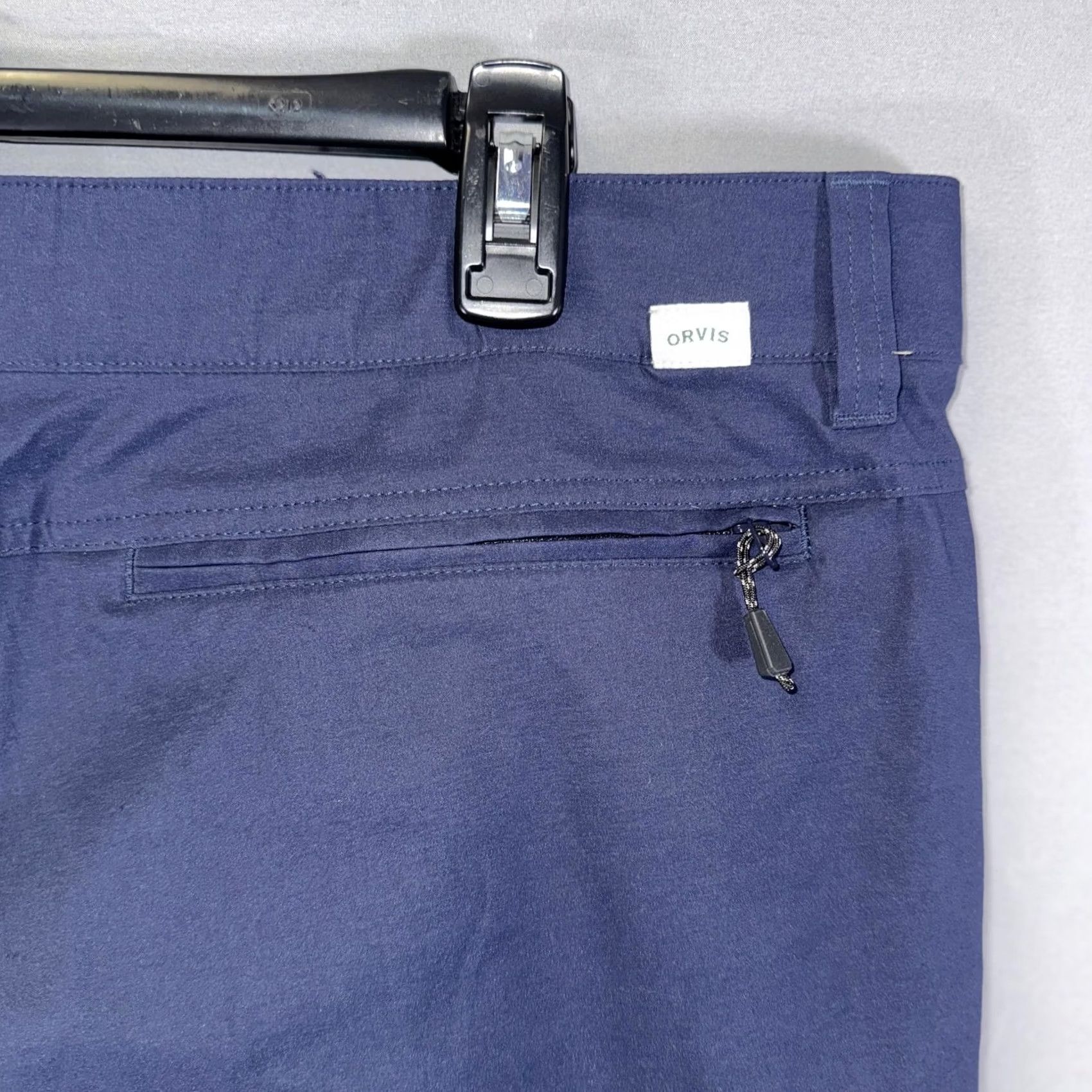 Orvis Orvis Pants Mens 40x32 Blue Stretch Lightweight Hiking Travel Zip Pockets Size US 40 / EU 56 - 4 Thumbnail