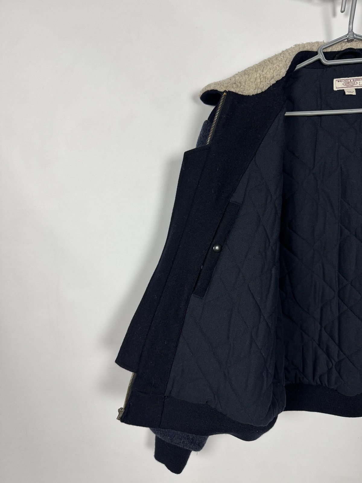 Wallace & Barnes Wallace Barnes Wool Bomber Jacket Sherpa Collar Warm Size L Size US L / EU 52-54 / 3 - 6 Thumbnail