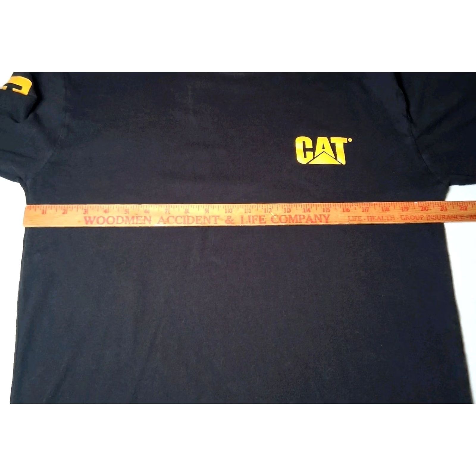 Vintage CAT Shirt T Logo Work Heavy Equipment Long Sleeve M Black Cotton Knit Crew Neck Men Regular Size US M / EU 48-50 / 2 - 3 Thumbnail