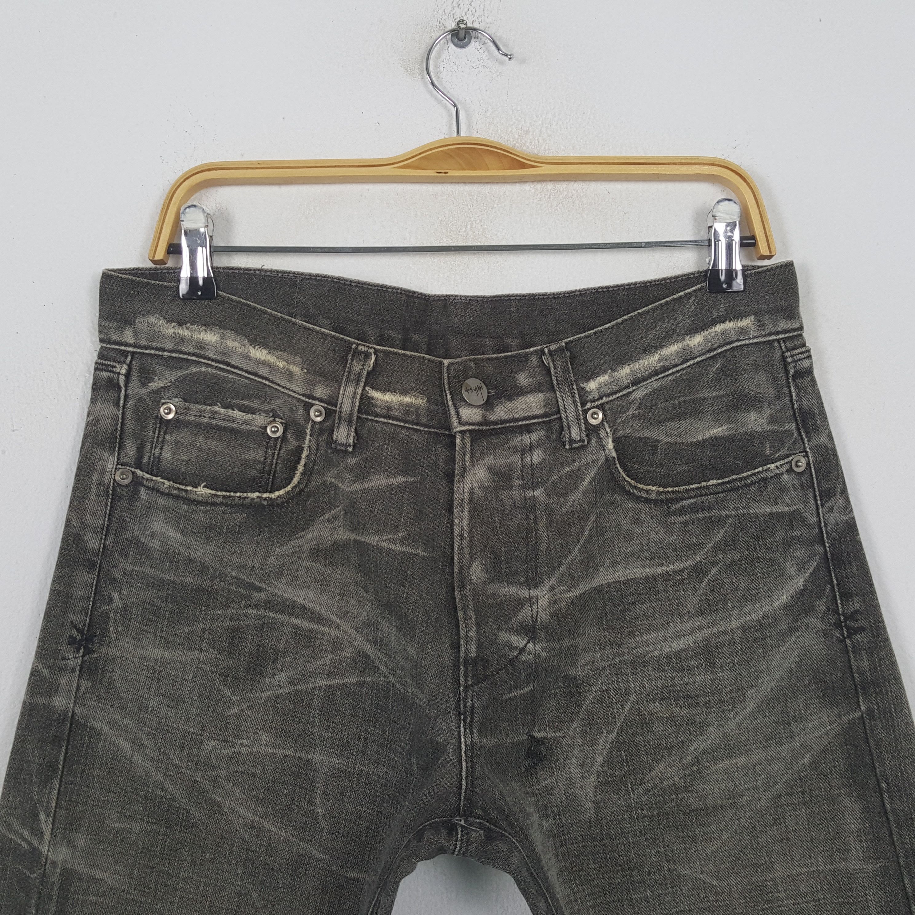 Ksubi Vintage Ksubi Fashion Designer Brand Distressed Jeans RR12 Size US 33 - 2 Thumbnail