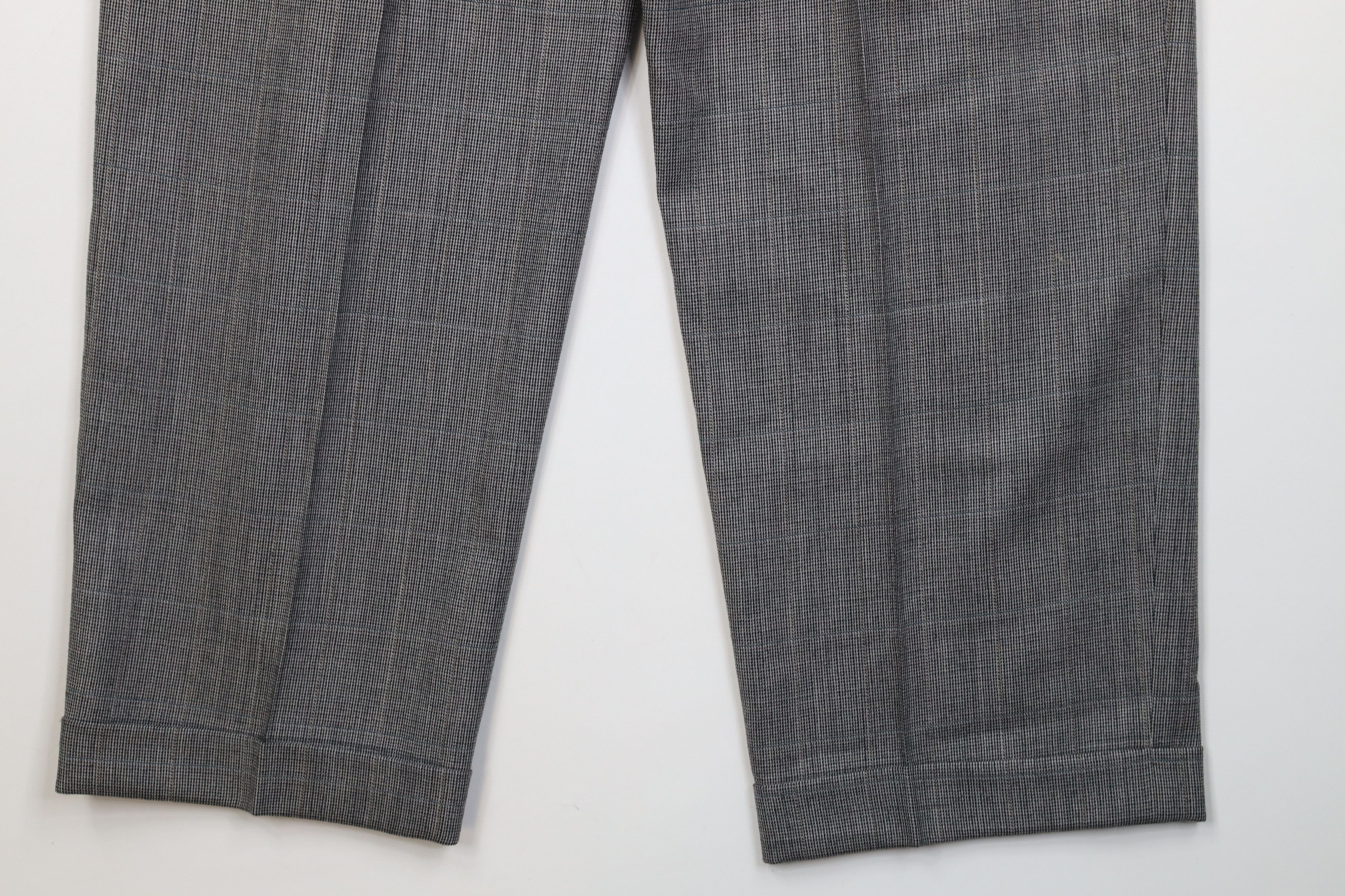 Vintage Vintage 70s Streetwear Wide Leg Chino Pants Houndstooth USA Size US 36 / EU 52 - 13 Thumbnail