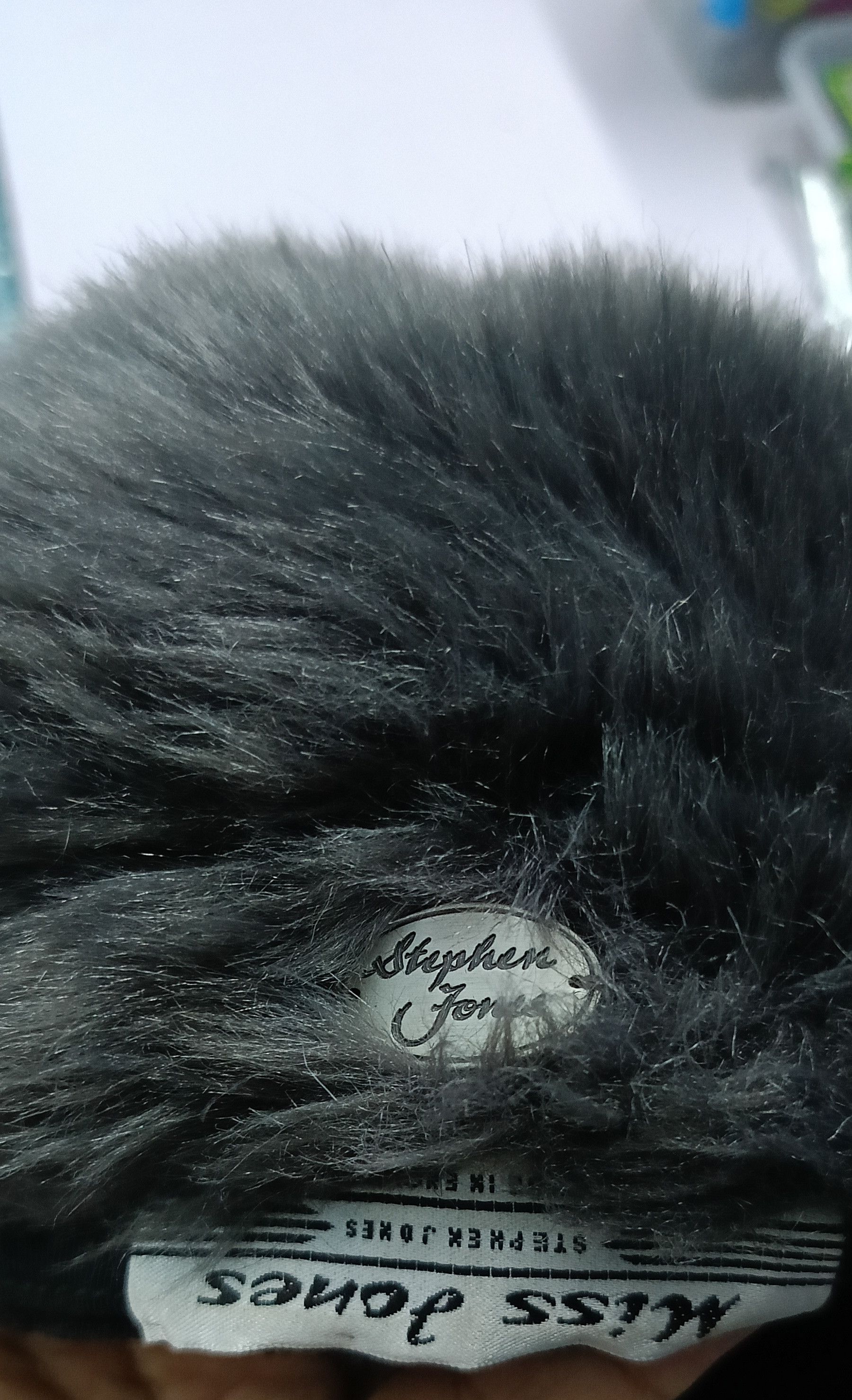 Other Vintage Miss Jones Two Tones Black/Grey Hats Made in England Size ONE SIZE - 8 Thumbnail