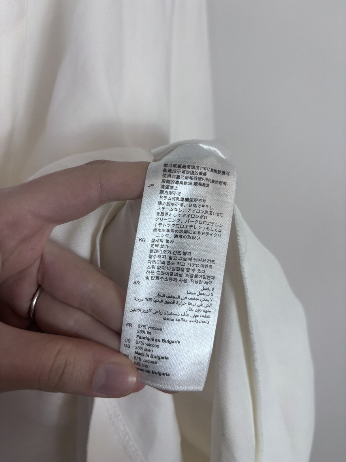 Sandro Sandro Paris NWT Ecru White Wrap Viscose Linen Mini Dress Size S / US 4 / IT 40 - 13 Thumbnail