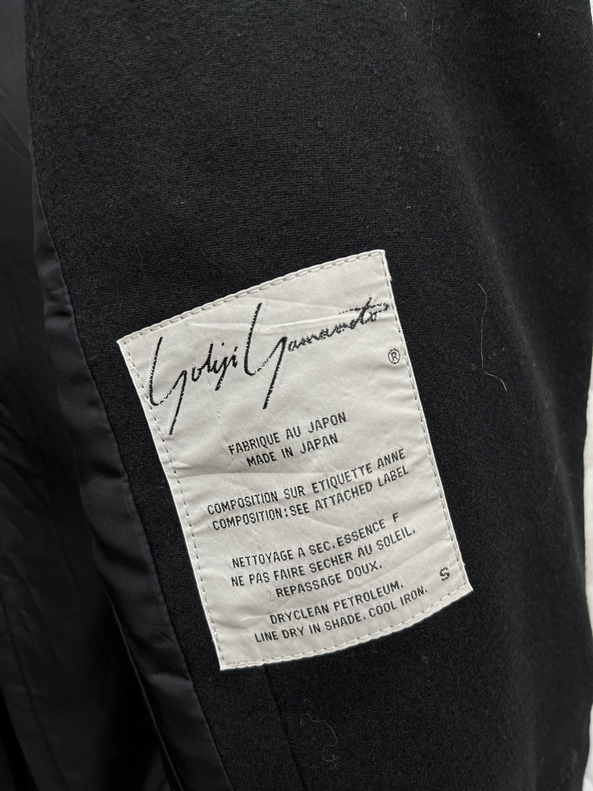Yohji Yamamoto 🔥🔥🔥ARCHIVE YOHJI YAMAMOTO BACK PLEATED JACKET Size S / US 4 / IT 40 - 10 Thumbnail
