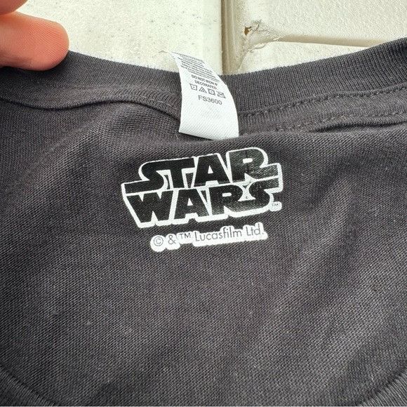Star Wars NEW STAR WARS THE MANDALORIAN BLACK T-SHIRT SZ LARGE L Size US L / EU 52-54 / 3 - 3 Thumbnail