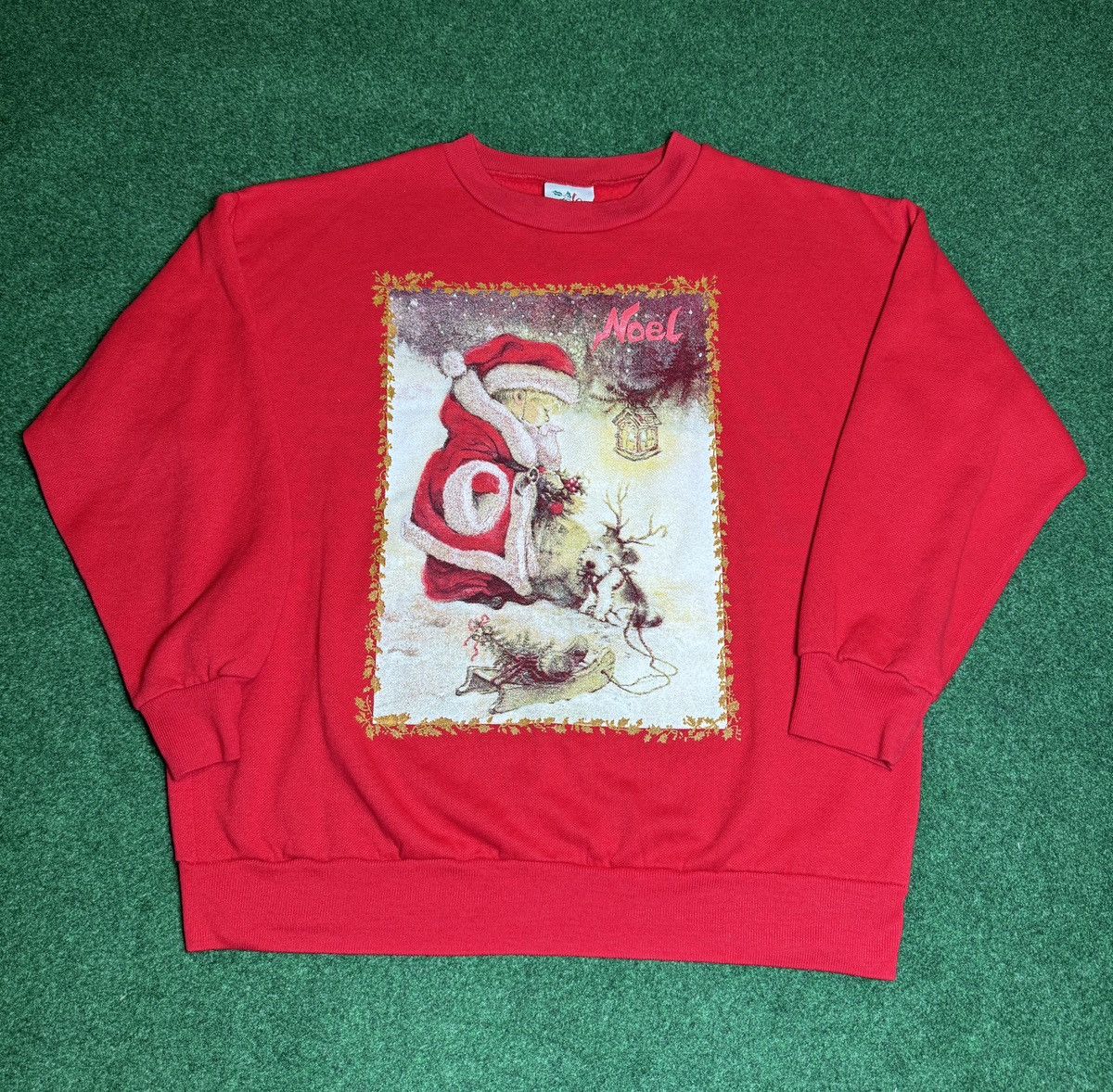 Vintage Vintage 80s 90s Noel Christmas Sweater Cute Child Sweatshirt Size L / US 10 / IT 46 - 1 Thumbnail