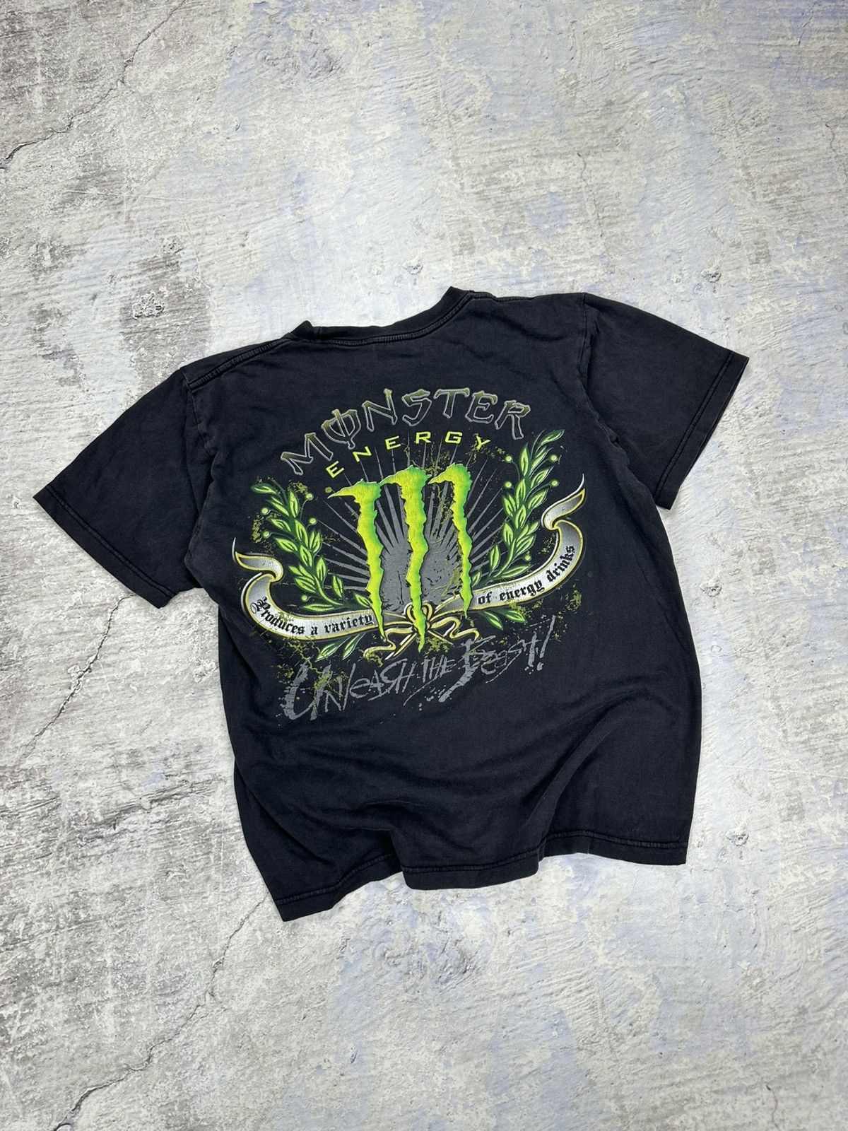 Other × Vintage Monster energy merch tee vintage faded Size US M / EU 48-50 / 2 - 1 Thumbnail