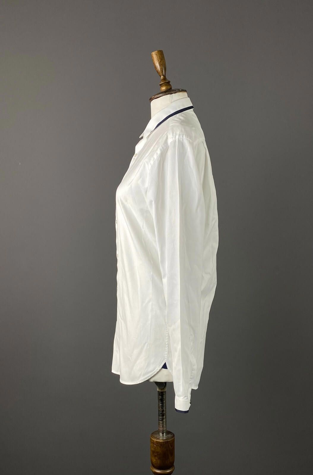 The Kooples The Kooples White Cotton Fitted Button Down Shirt Size M Size M / US 6-8 / IT 42-44 - 5 Thumbnail