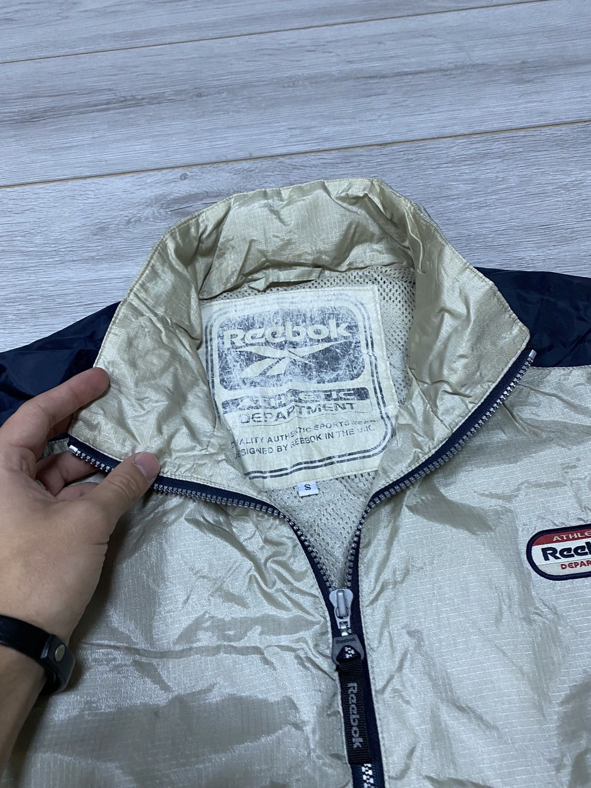Reebok Reebok vintage 90s oversize half zip windbreaker jacket Size US S / EU 44-46 / 1 - 7 Thumbnail