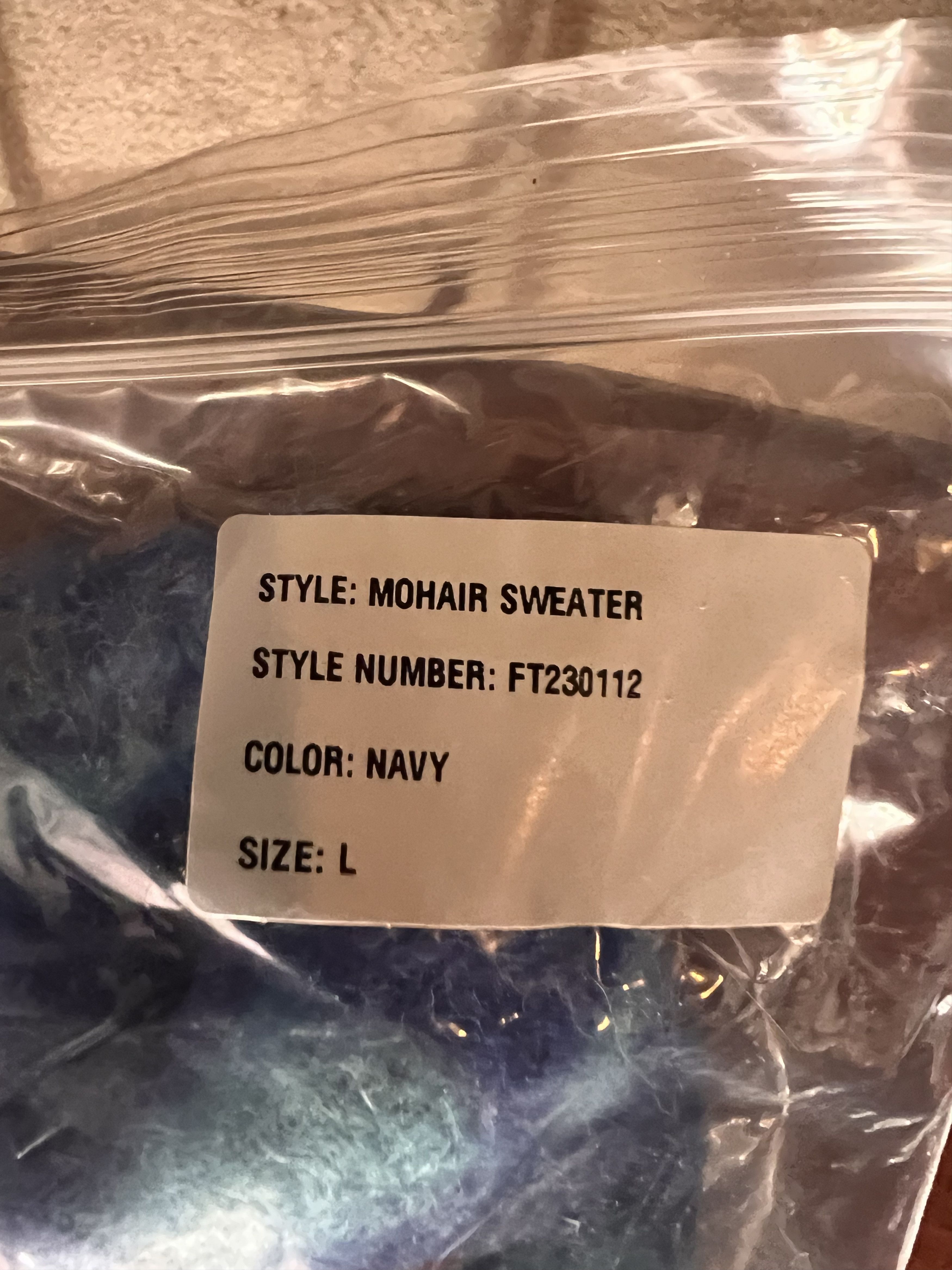 Fuck The Population Mohair Sweater Size US L / EU 52-54 / 3 - 3 Thumbnail