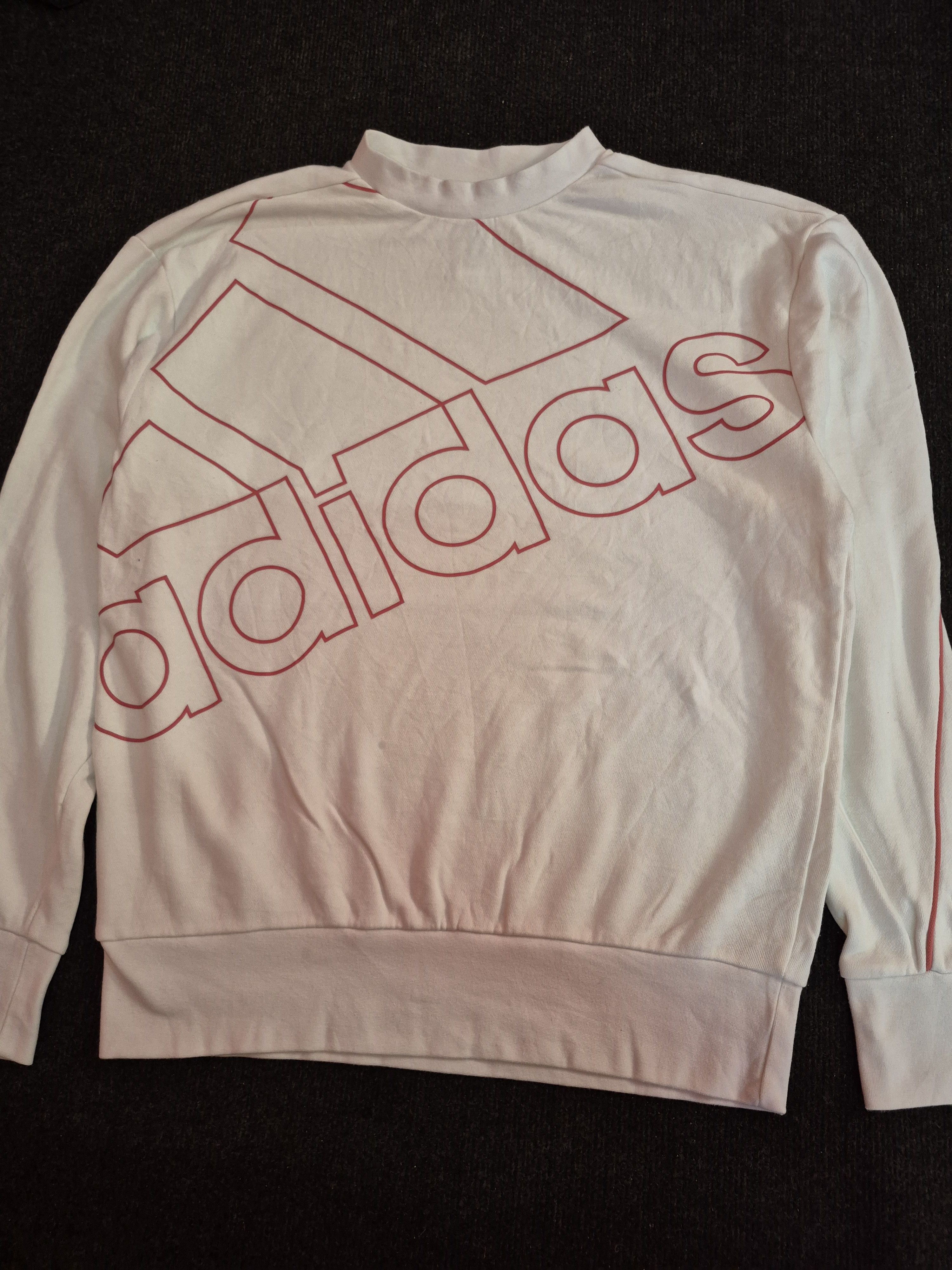 Adidas 🔥 Adidas Over Print Logo Sports Sweater Size US M / EU 48-50 / 2 - 3 Thumbnail