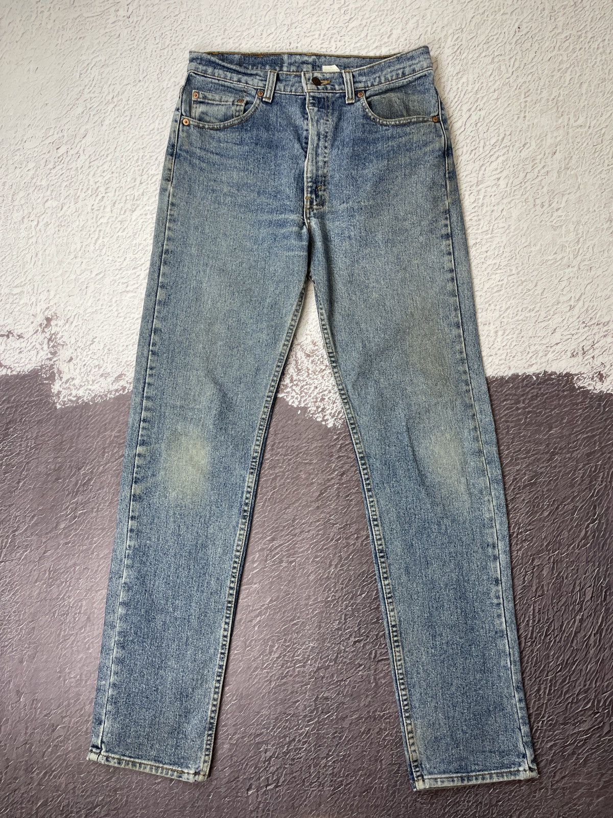 Levi's Levi’s 505 vintage 90s made in USA blue faded denim jeans Size US 34 / EU 50 - 4 Thumbnail