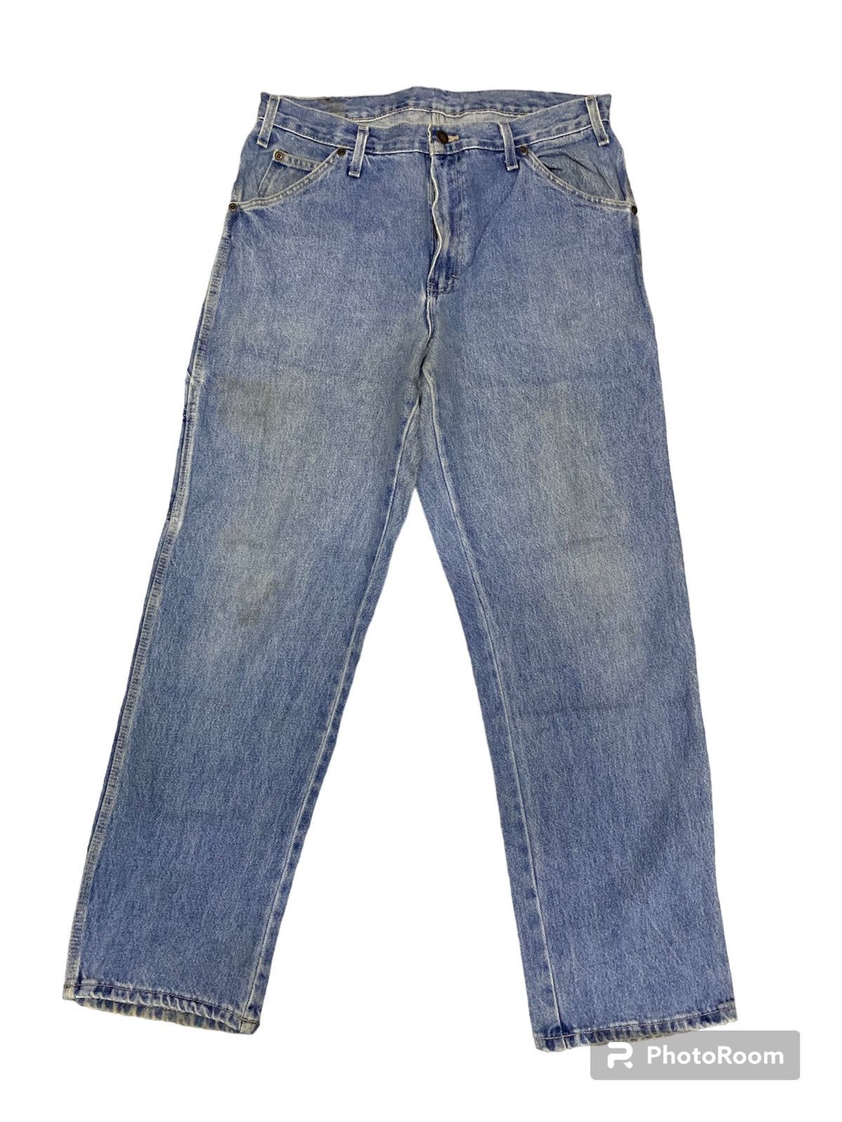 Dickies 90s OG DICKIES CARPENTER DENIM JEANS Size US 33 - 2 Thumbnail