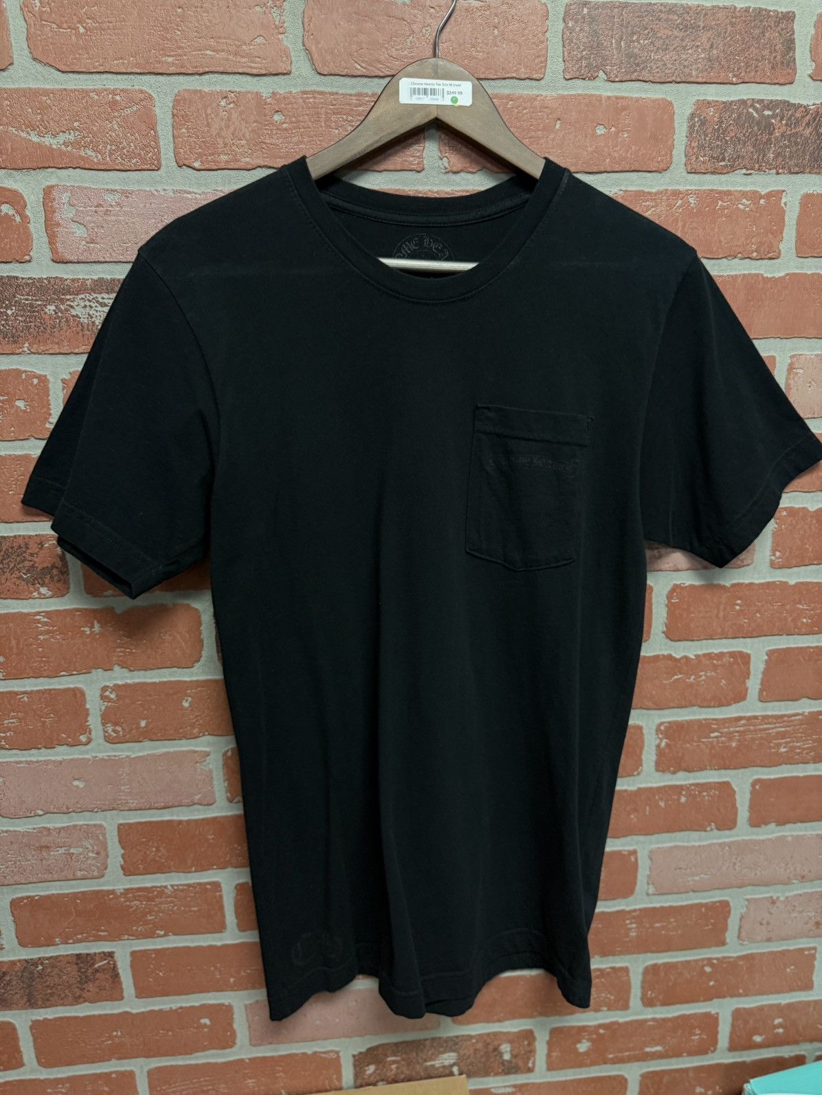 Chrome Hearts Black Dagger Tee Colorful Size M