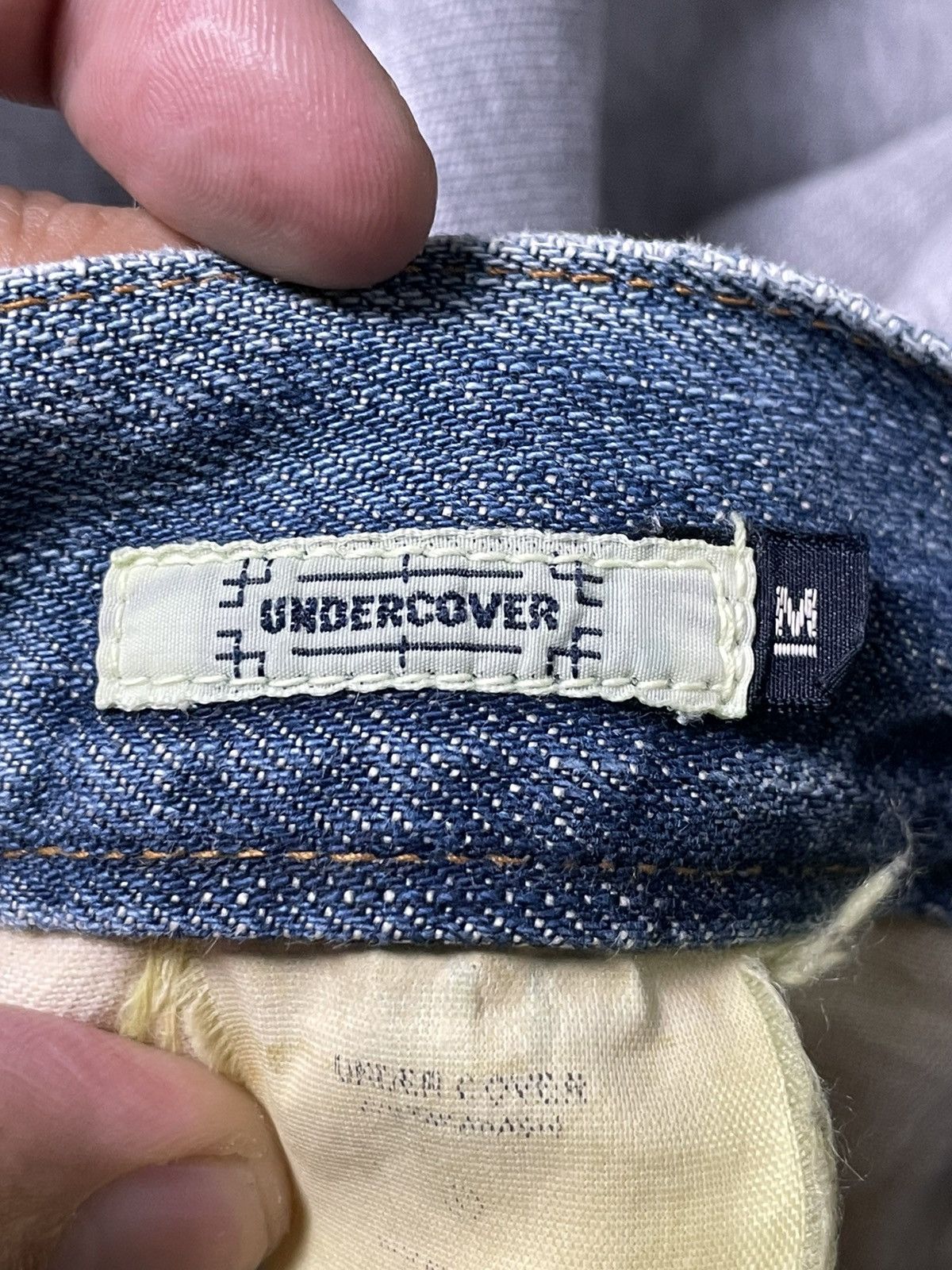 Undercover UNDERCOVER IMMADTOO HYBRID JEANS (90) Size US 30 / EU 46 - 14 Thumbnail