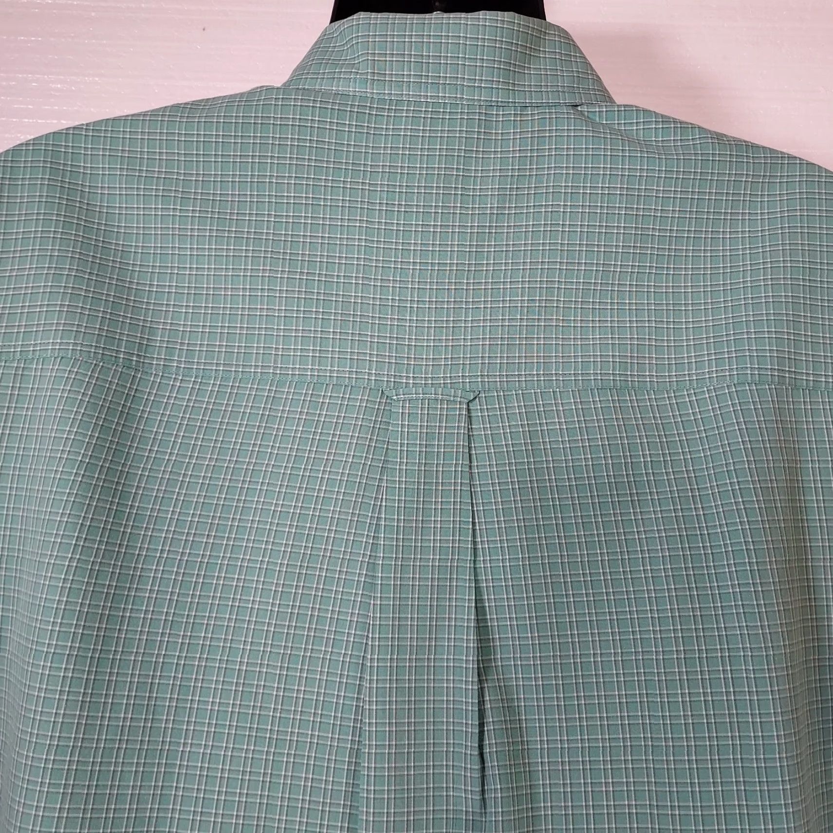 Chaps Chaps Shirt Mens Button-Up L Green Tattersall Check Easy Care Lounge Casual Fashion Mens Size US L / EU 52-54 / 3 - 5 Thumbnail