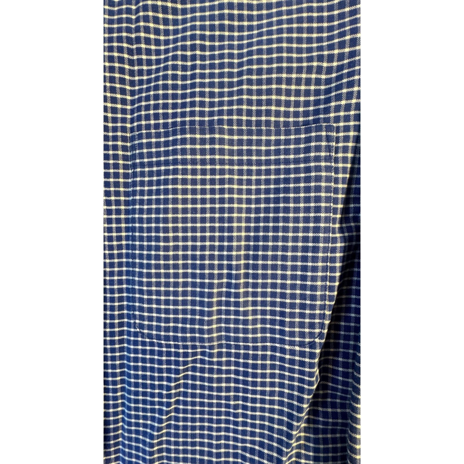 Chaps VINTAGE Chaps Oxford Long Sleeve Button-Up Shirt Mens M Blue Check Shirt Size US M / EU 48-50 / 2 - 3 Thumbnail