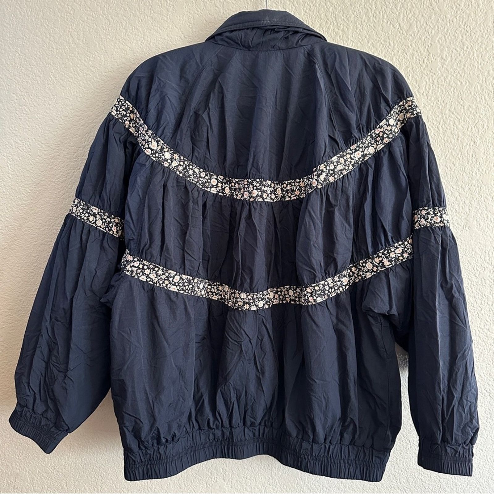 Free People FREE PEOPLE On My Mind Winter Oversize Bomber Jacket Navy M Size M / US 6-8 / IT 42-44 - 8 Thumbnail