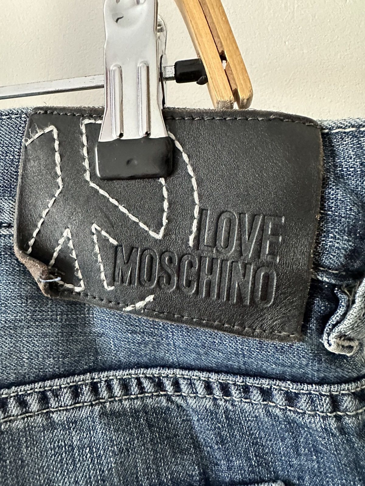 Moschino Love Moschino Linen Cotton Blend denim jeans pants trousers Size US 33 - 9 Thumbnail