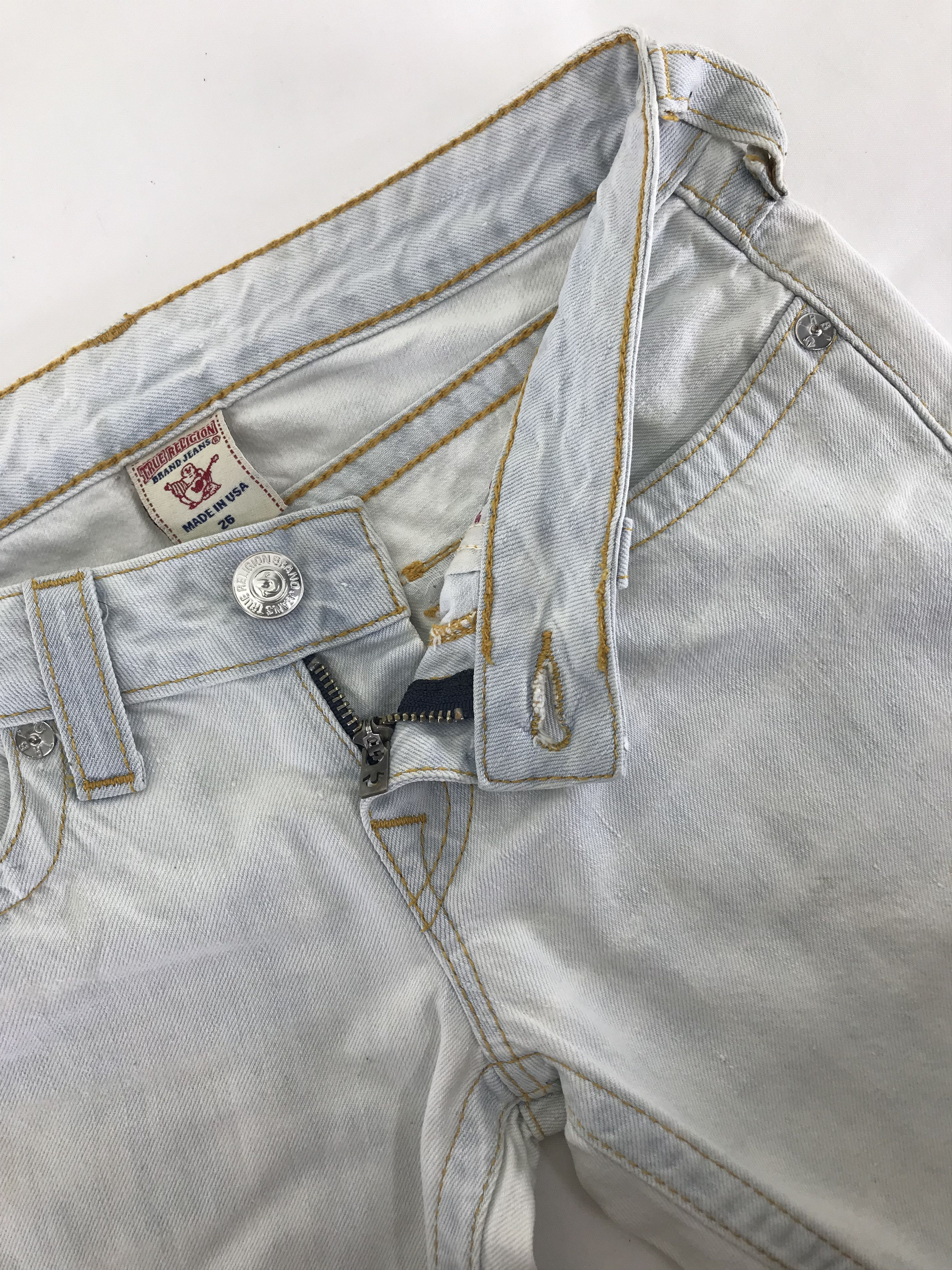 True Religion Vintage USA True Religion Straight Cut Jeans Size 26" / US 2 / IT 38 - 9 Thumbnail