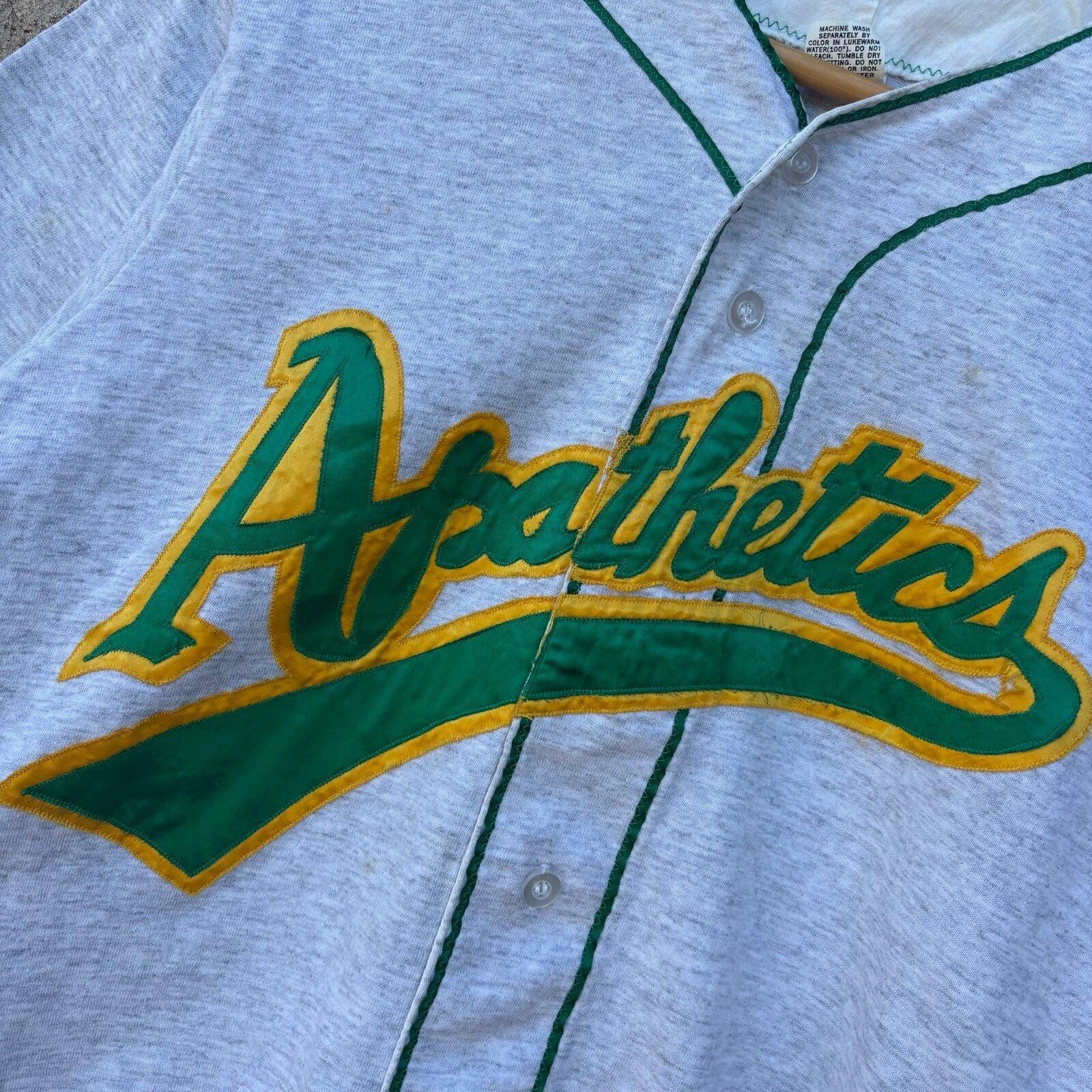 Wilson Vintage 80s Oakland Athletics jersey Size US L / EU 52-54 / 3 - 2 Thumbnail