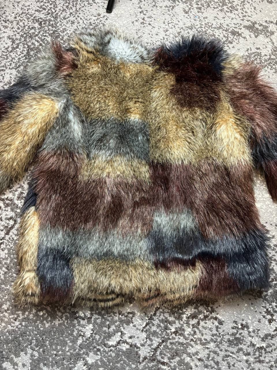 If Six Was Nine × Vintage Vintage Y2K Fur And Faux Avantgarde Carti Style Bomber Jacke Size US S / EU 44-46 / 1 - 7 Thumbnail
