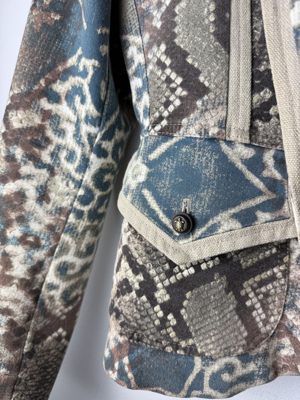 Just Cavalli Just Cavalli Multi-Snakeskin Blazer Size M / US 6-8 / IT 42-44 - 4 Thumbnail