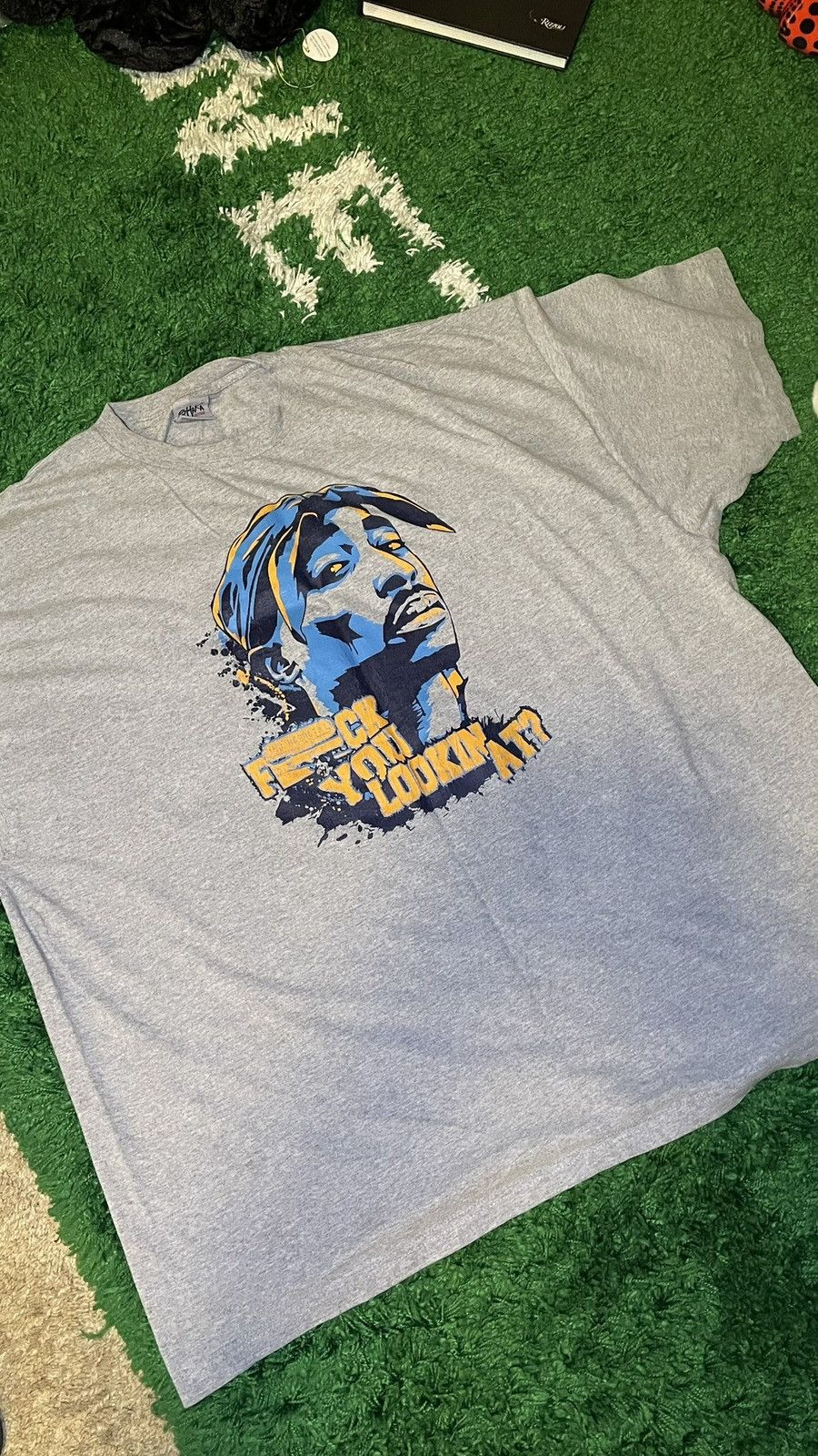 Vintage Tupac vintage over sized shirt 2pac Size US XXL / EU 58 / 5 - 1 Thumbnail