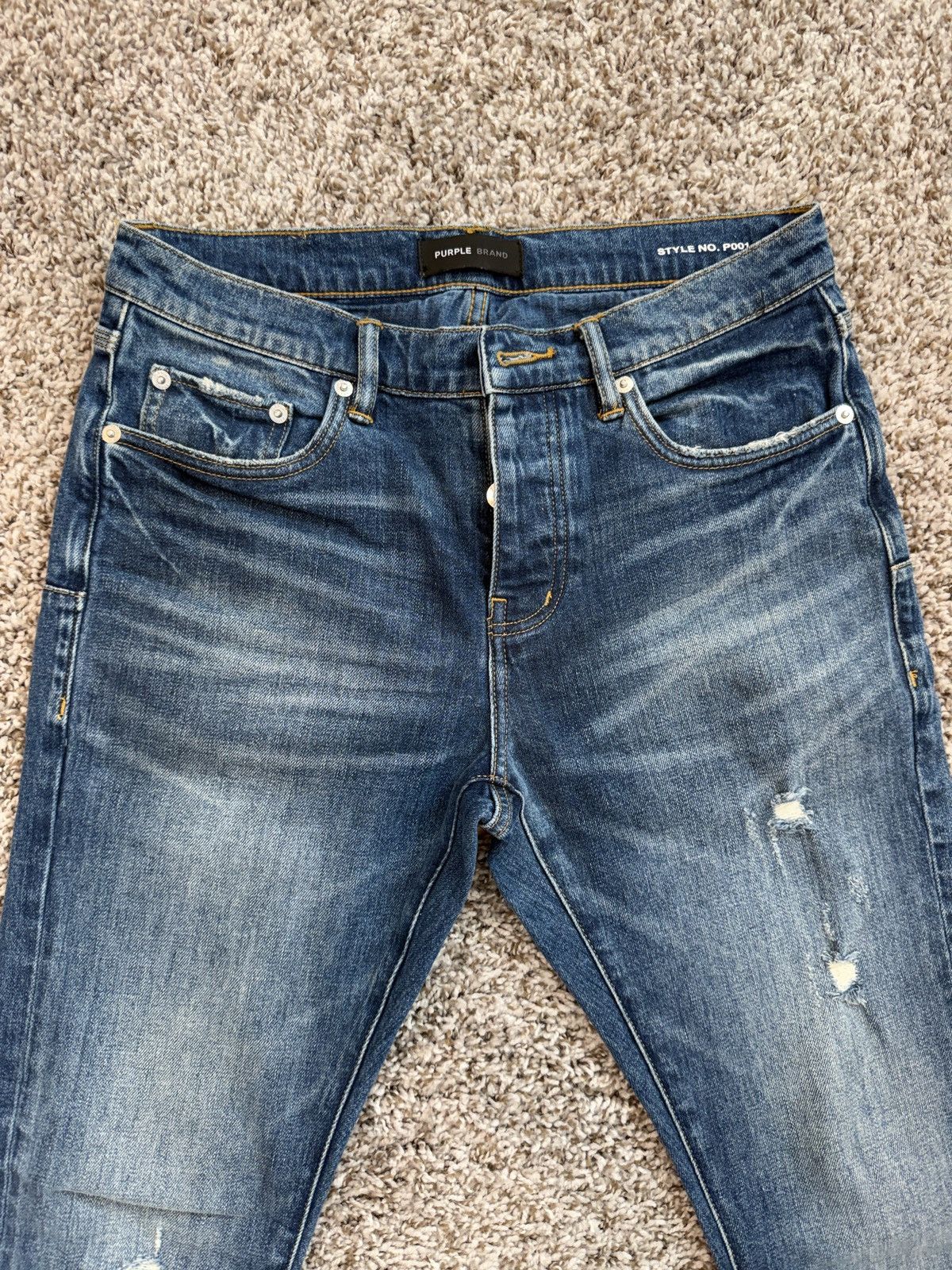 Purple Brand Purple Brand Jeans - Dark Indigo Size US 29 - 3 Thumbnail