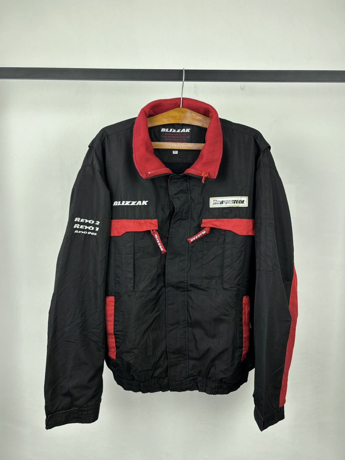 Japanese Brand 1990s Bridgestone Blizzak Racing Jacket Size US XL / EU 56 / 4 - 2 Thumbnail